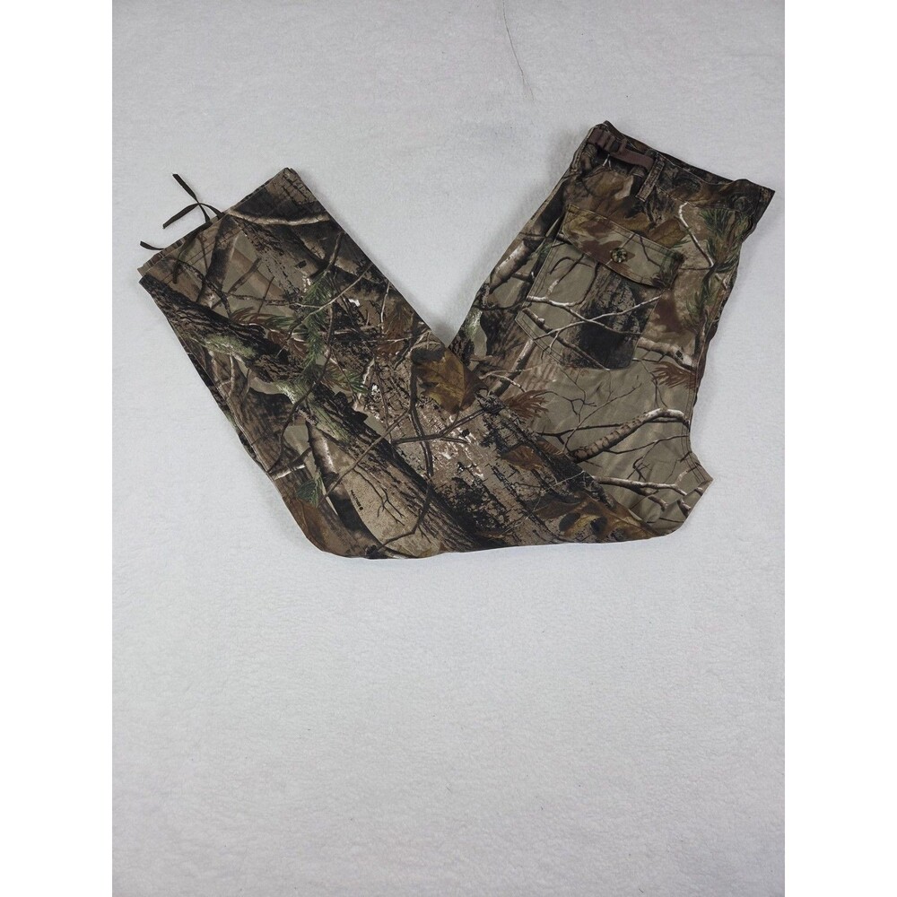 Vtg Y2k‎ Russell Outdoors Explorer Cargo Pants Mens XL (40x32) Realtree Camo